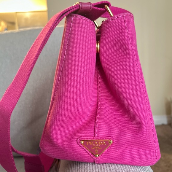 Prada Milano tote bag canapa - Picture 3 of 5